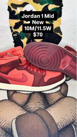 Jordan 1 mid  10M/11.5W