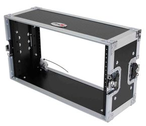 ProX X-6U7D 6U Deluxe Effects Rack 7 In Deep Rail to Rail with Handles