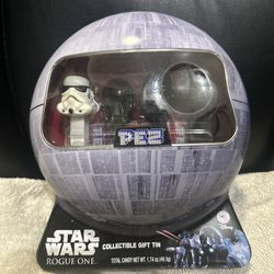 Star Wars Rogue One Death Star PEZ Collectible Gift Tin Set Stormtrooper Darth V