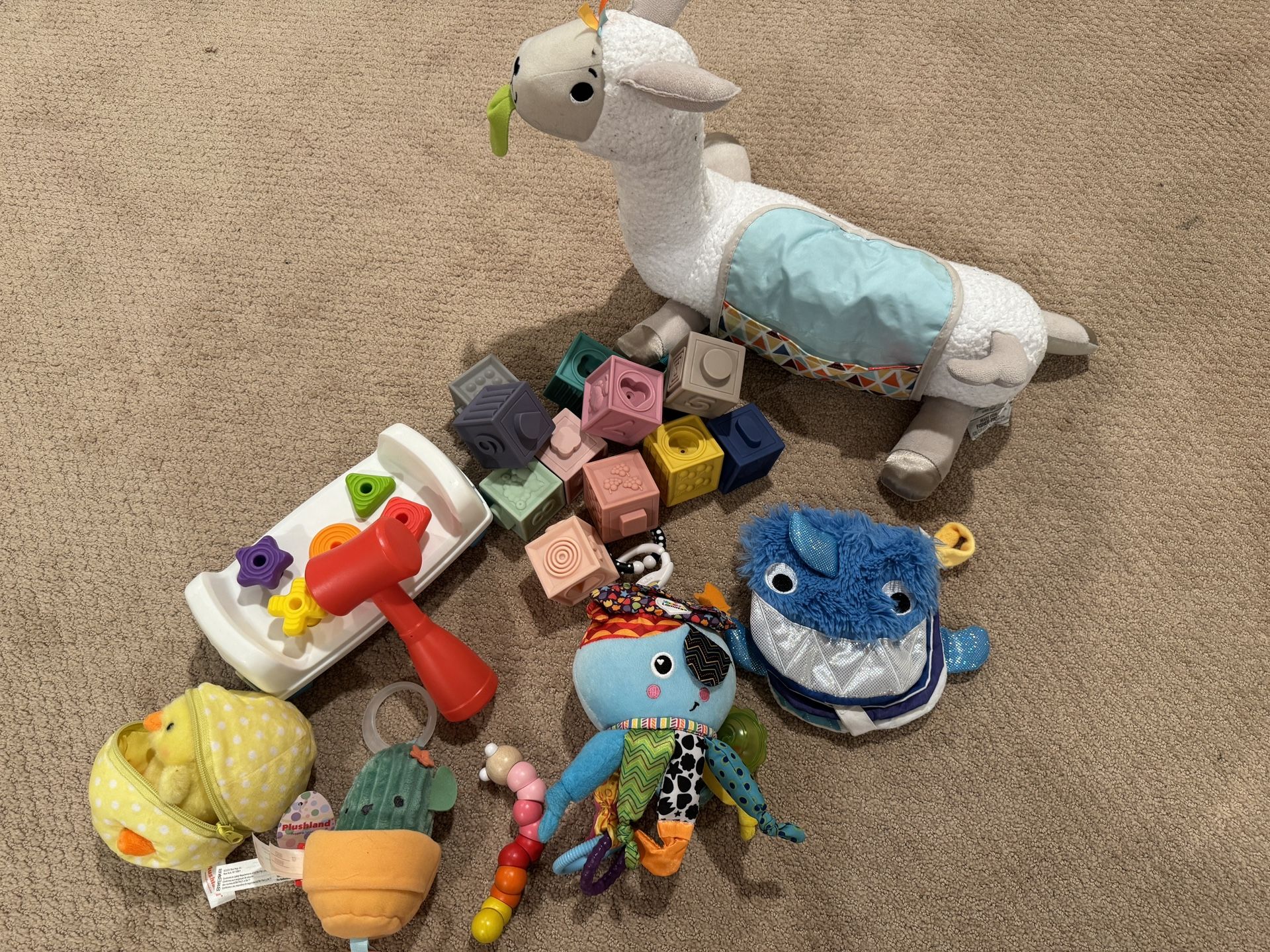 HUGE Collection Of Newborn, Infant And Toddler Toys + Diaper Bag