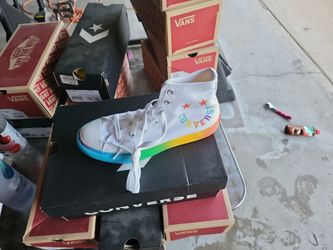 Converse White Muti Color