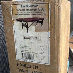 Portable Massage Table