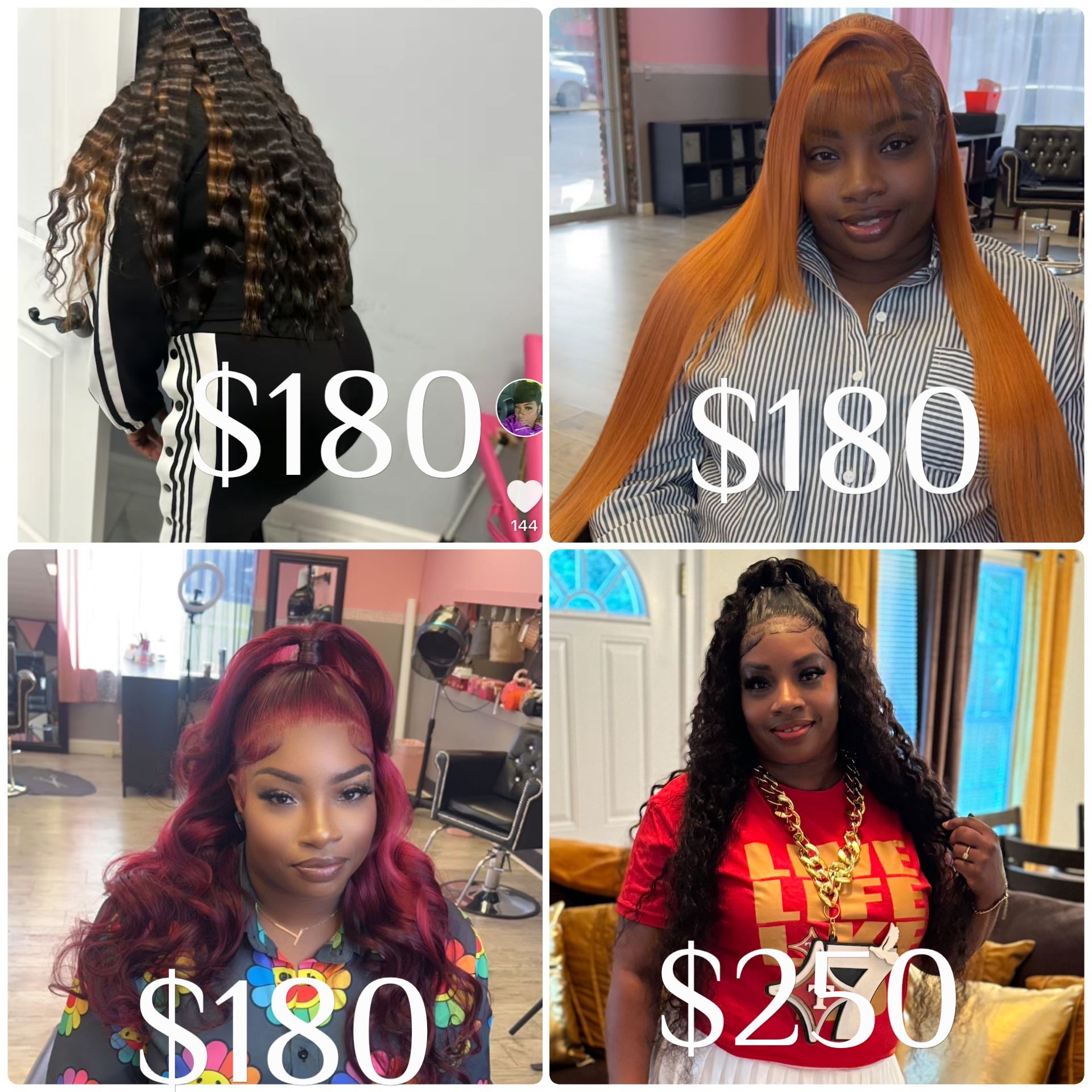 Wigs Worn Once
