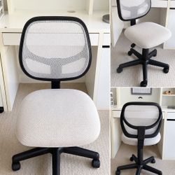 Modern White Mesh Office Chair