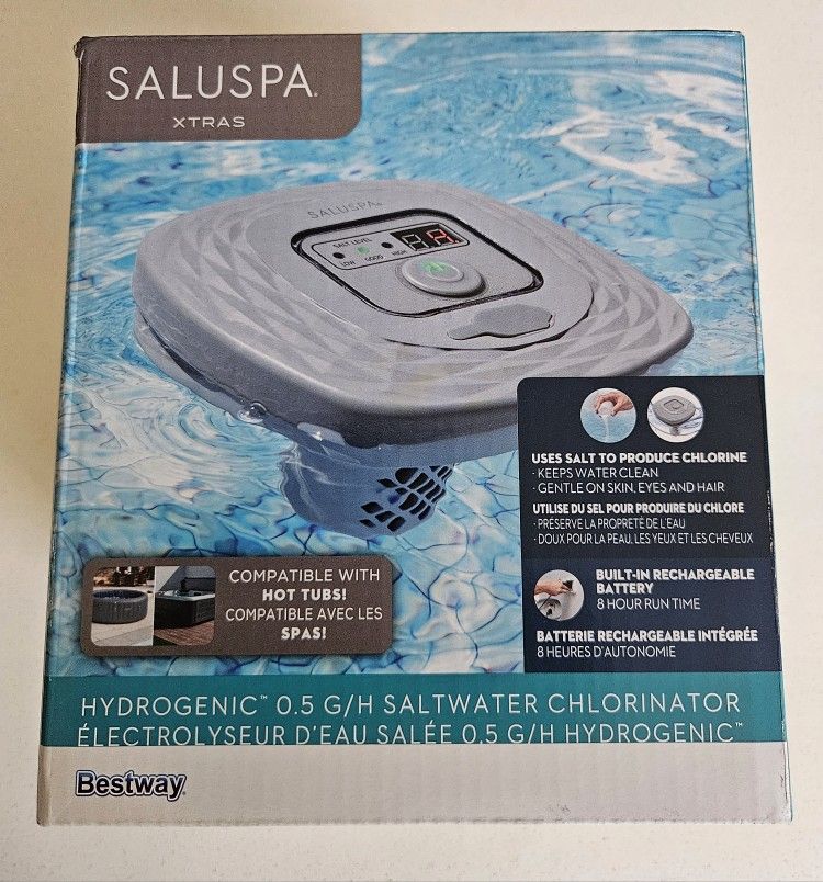 HYDROGENIC 0.5 G/H SALTWATER CHLORINATOR SALUSPA XTRAS