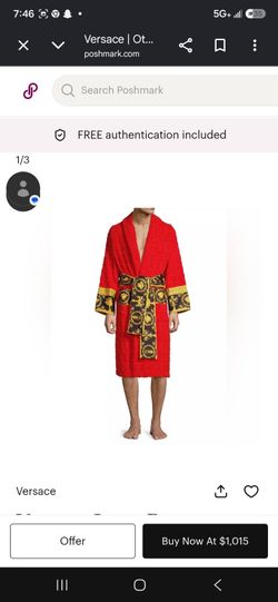 Versace bathrobe