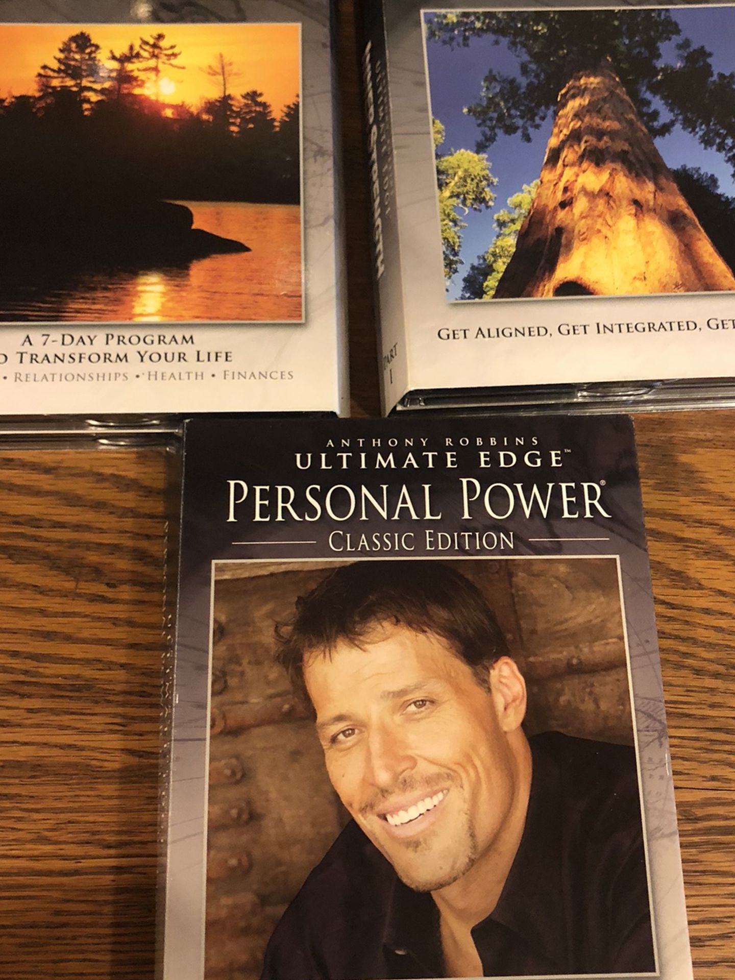 Tony Robbins CD’s and Work Books
