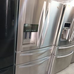 Whirlpool Refrigerator Stainless Steel Everything Works Good 