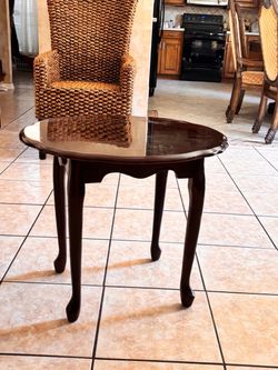 Small wood table