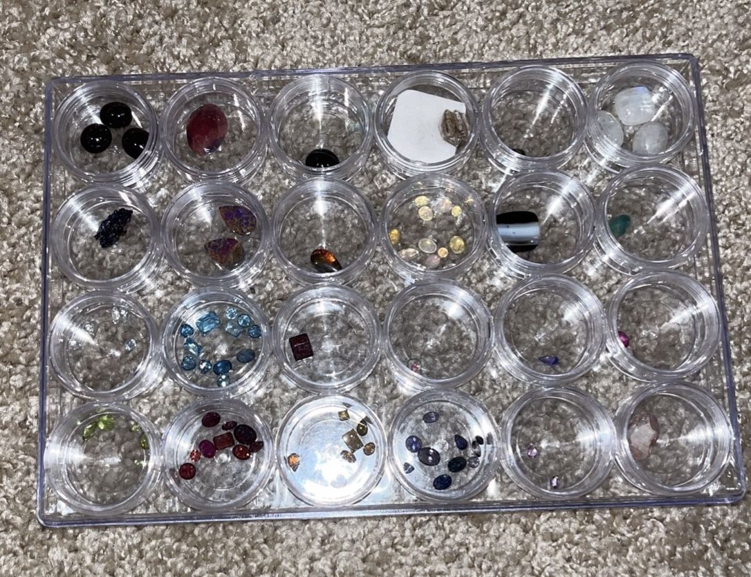 Precious And Semi Precious Jewelry Ready Faced Gemstones