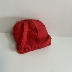 Vintage 1990’s Camp Barbie Red Sleeping Bag Converts To Backpack Mattel