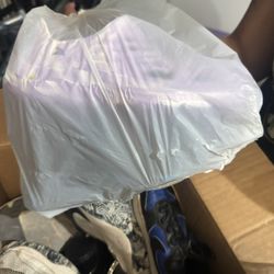 Clothes,backpacks,blankets