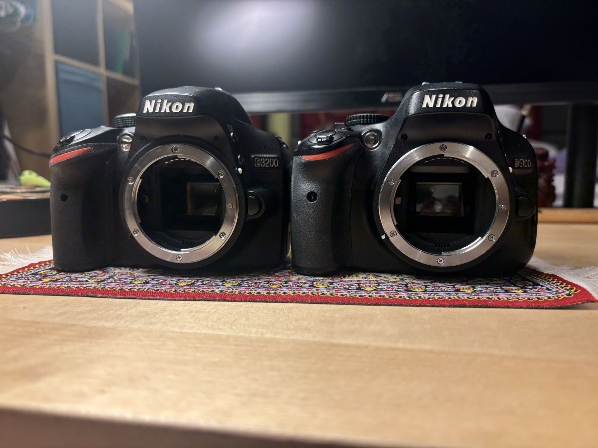 Dual Nikon DSLRs W/Lenses & Accessories