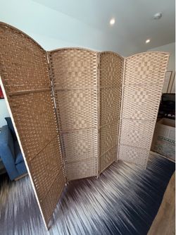 4 Panel Divider - bamboo
