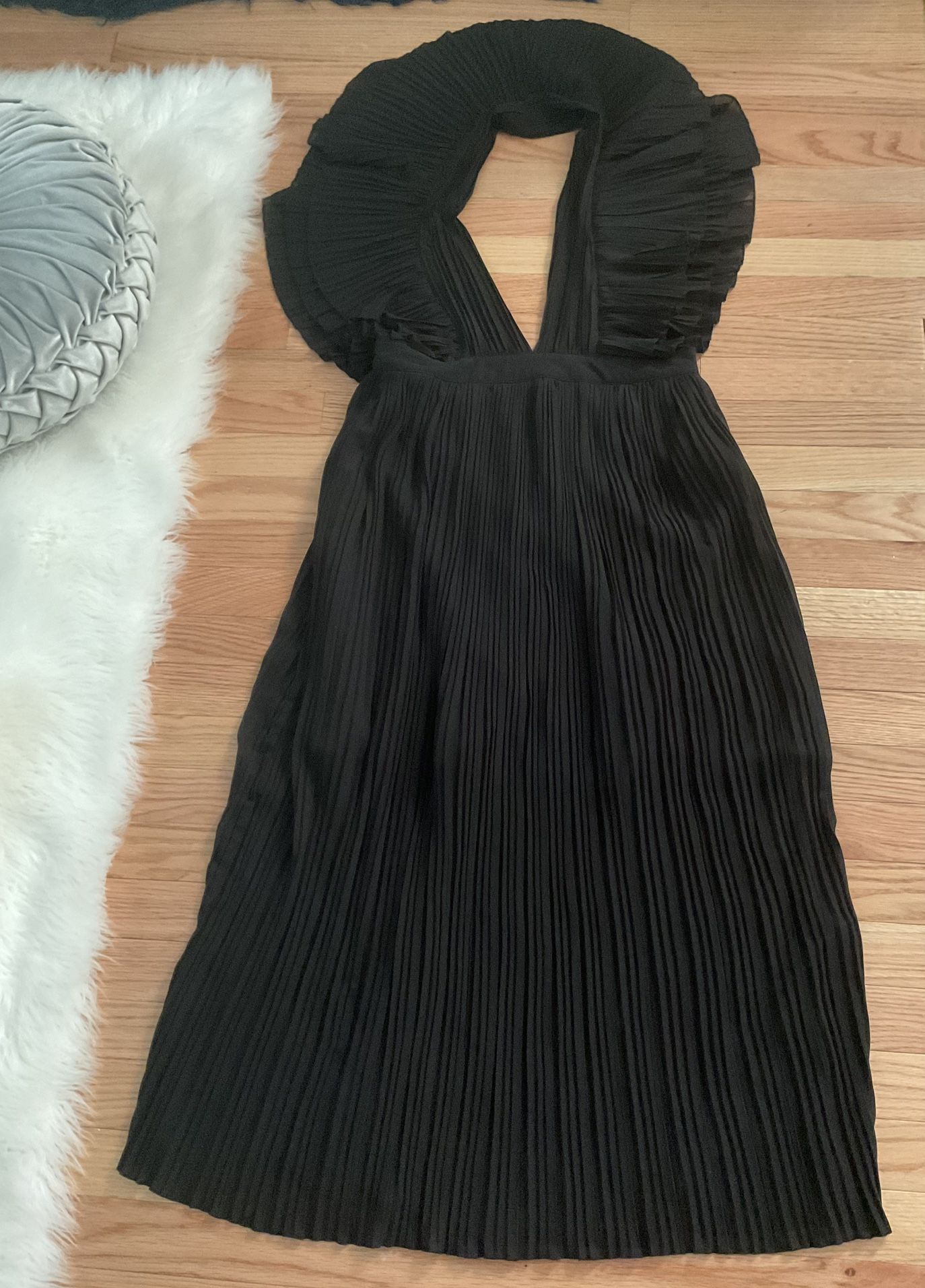 New Black Maxi Dress -size Large