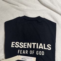 Fear of God Essentials Black/white Tee