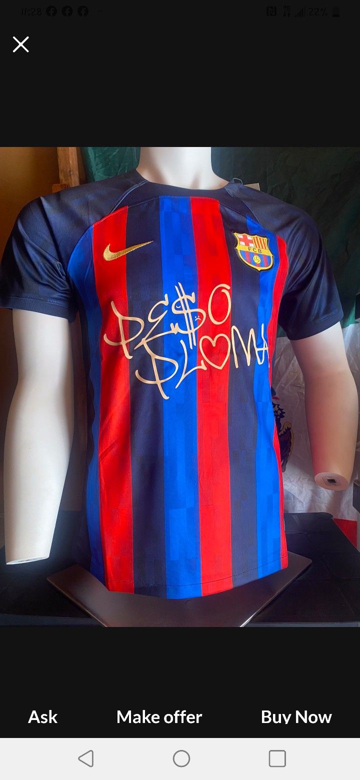 Barcelona Soccer Jersey Peso Pluma