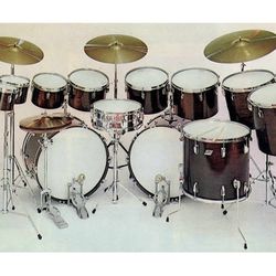 Ludwig 0ctagon Plus  Black Vistalite Drum Set