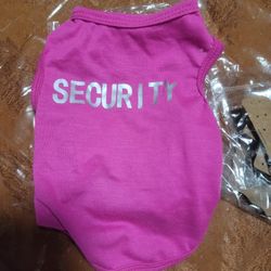 New Security Small Dog Tshirt