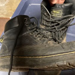 Doc Martin Industrial Steel Toe Work Motorcycle Boots Size 11 / 12