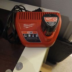 Milwaukee Charger And Battery