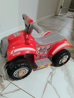 Paw Patrol Toddler Ride On Fourwheeler 