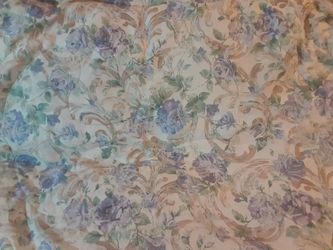 Floral Full Size COMFORTER W/Pillow Cover
