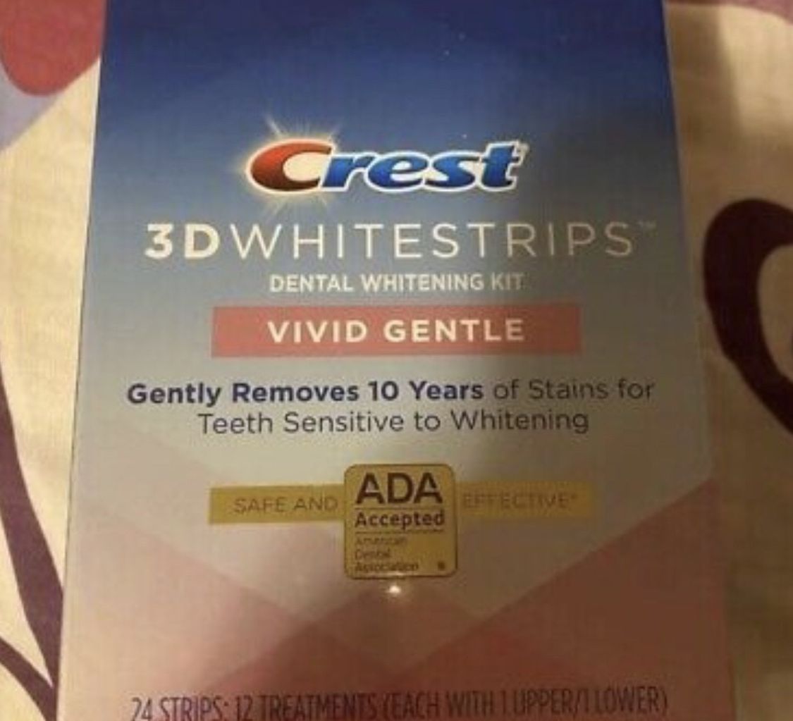 Crest 3D Whitestrips - 24 Strips 12 Treatments New And Sealed
