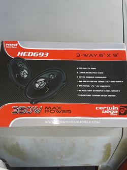 Cerwin vega 6"×"9 car speakers