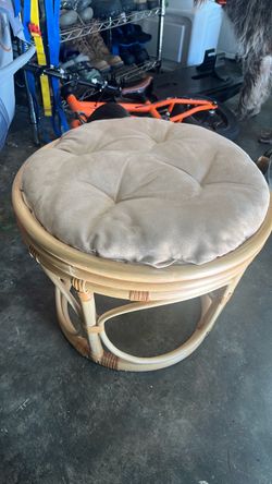 World Market Bamboo Foot Stool