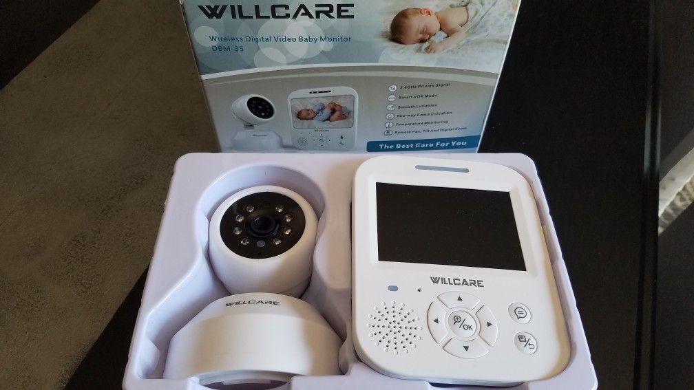 Willcare wireless digital video baby monitor dbm-35