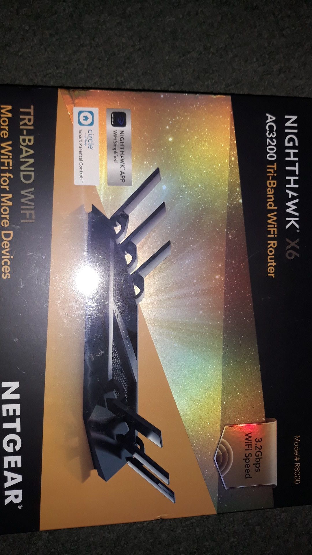 Nighthawk X6 MODEL# R8000 Netgear WIFI Router