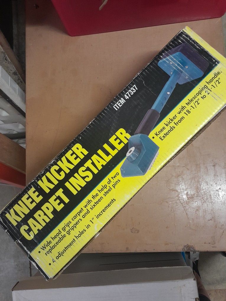 2 Knee Kicker Carpet Installers Both Unused And In Original Boxes. 9.95 Lb One Still In Original Plastic
