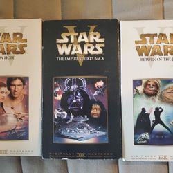 Original Star Wars Trilogy On Vhs