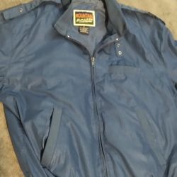 VINTAGE "MEMBERS ONLY STYLE" ZIP JACKET ADULT MEDIUM EXCELLENT CONDITION 