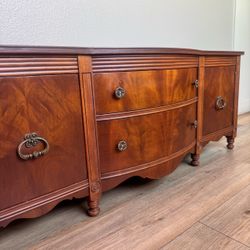 Vintage Mahogany Short Buffet Sideboard