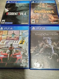 Sony PlayStation 4 Game Lot Of 4 PS4 $12 Each