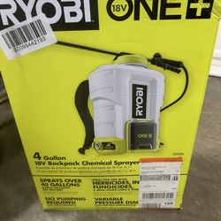 Ryobi Back Pack Sprayer