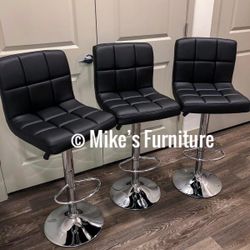  New Adjustable Bar Stools, barstools, barstool, bar stool, Sillas, chair, chairs, cadeiras (5 Colors: Black, White, Gray, Red, brown) 