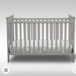 Crib with mattress  and nursing pillow