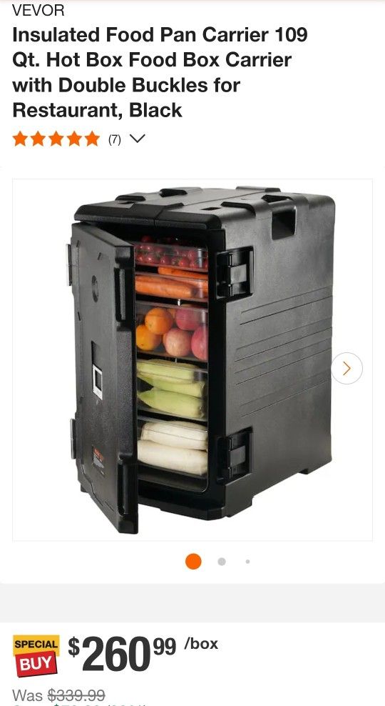Insulated Hot Box Food Carrier
