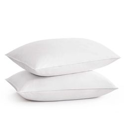 Puredown White Goose Feather Pillows King Size Pack Of 2