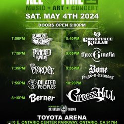 Cypress Hill All Time High Concert Tickets 🎟️🎟️ 