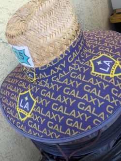 LA Galaxy Straw Hat