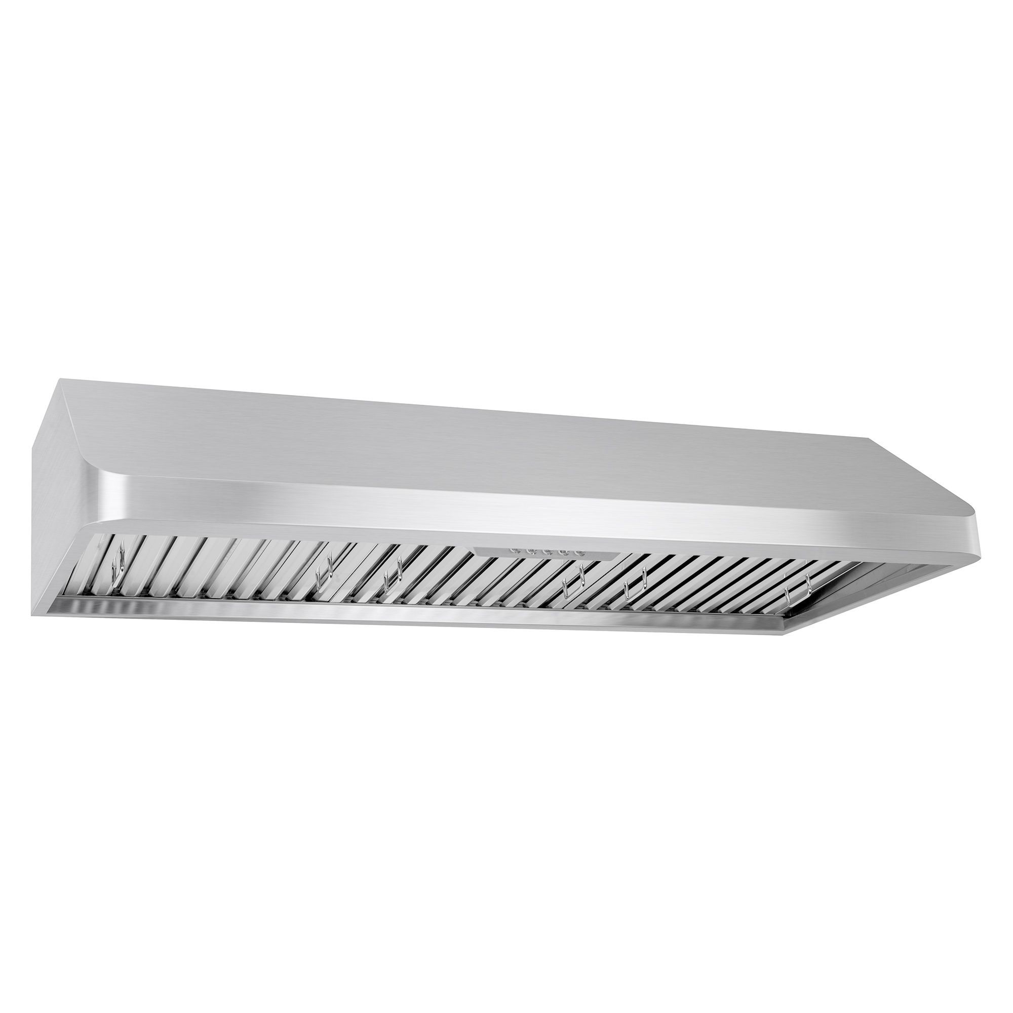 New Open Box 48" Stainless Steel Under Cabinet Range Hood with Push Button Controls