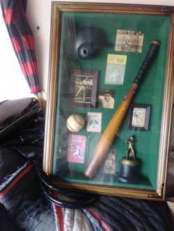 Old school baseball memorabilia