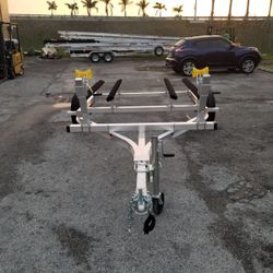 Double Jet Ski Aluminum Trailer 
