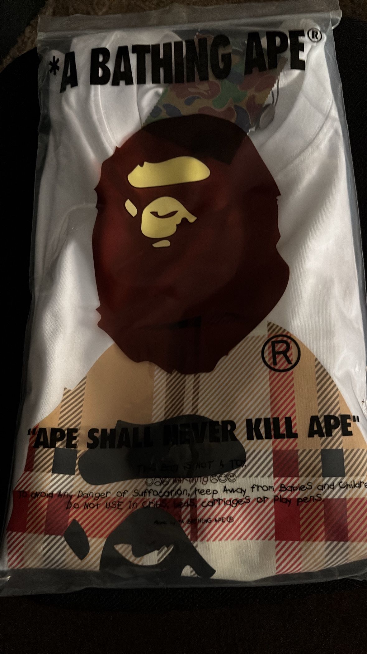 Burberry Style Bape Tee