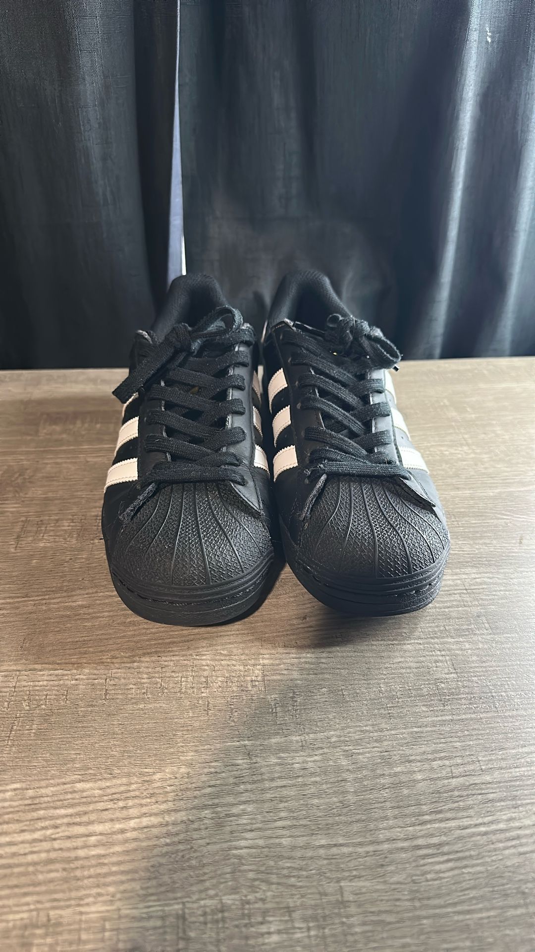 Black and white Adidas