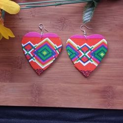 1PR Beautiful Large Afrocentric Earrings Set